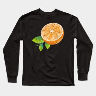 Orange Citrus Long Sleeve T-Shirt